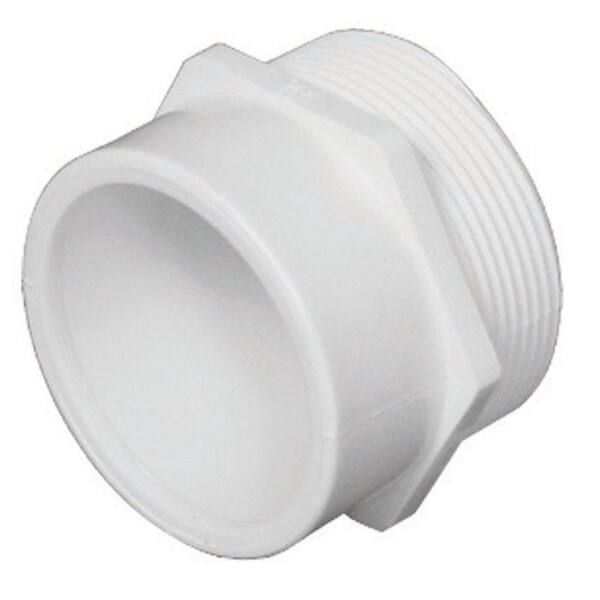 Charlotte Pipe And Foundry Charlotte Pipe Schedule 40 1-1/2 in. Spigot X 1-1/4 in. D MIP PVC Pipe Adapter 1 pk PVC001030600 - main